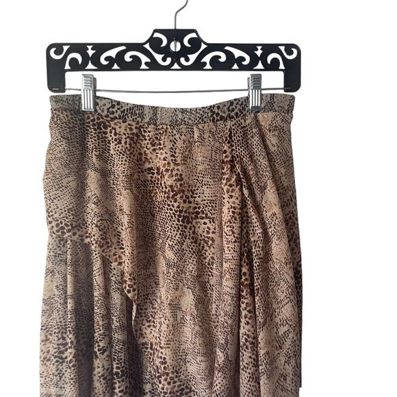 Rampage Y2k Women's Size Small Mob Wives Cheetah Print Tiered Chiffon Skirt - Picture 2 of 8